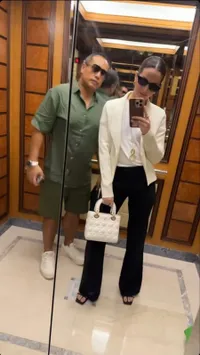 Foto Nia Ramadhani Akui Bahagia Bersama Keluarga di AS, Bersyukur Punya Mertua yang Baik Banget