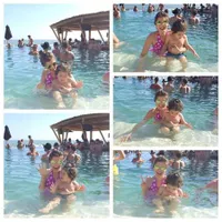 FOTO: Pegang Buaya-Main Air, Carissa Putri ke Bali Bareng Baby Q