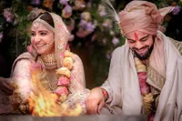 FOTO: Pernikahan Anushka Sharma - Virat Kohli, Bahagia Penuh Tawa