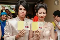 FOTO Pernikahan Axel Andaviar - Melody Alcassia, Syahdu Sederhana