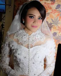 FOTO Pernikahan Babe Cabita dan Fati Indraloka, Meriah Bahagia