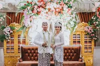 FOTO Pernikahan Kinal ex JKT48, Cantik Simpel dengan Adat Sunda