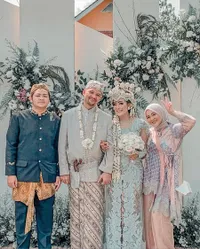 Foto Pernikahan Papa Kesha Ratuliu, Cuma Dihadiri 15 Orang Saja Gara-Gara Virus Corona