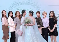 FOTO: Pernikahan Sungah 9MUSES, Tampil Cantik & Venue Indah