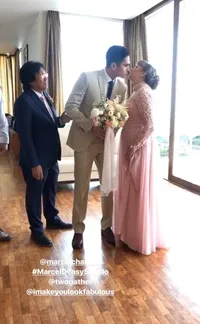 FOTO Persiapan Pemberkatan Nikah Marcell Chandrawinata Penuh Tawa