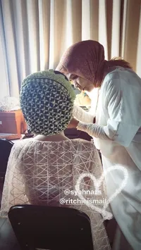 FOTO Persiapan Pernikahan Syahnaz Sadiqah, Dikelilingi Keluarga
