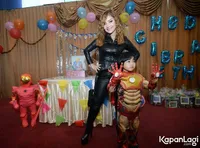 FOTO: Pesta Ultah Anak Irma Dharmawangsa, Dihadiri Dwi Andhika