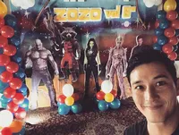 FOTO: Pesta Ultah Kenzou, Tamara - Mike Lewis Kompak Dandan Mirip