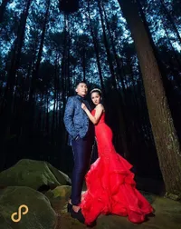 Pre Wedding Chika Waode - Aji, Mesra Kompak Bareng Anak