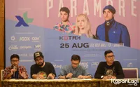 Foto Preskon Konser Paramore, Ada Kotak Sebagai Opening Act
