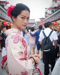 FOTO Prisia Nasution Jalan-Jalan ke Jepang, Seru Bareng Suami