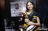 FOTO: Putri Marino Pamerkan Baby Bump Saat Hadiri IMA Awards 2018
