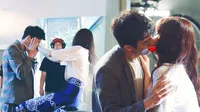 FOTO: Reaksi Bintang Drama Korea Setelah Lakukan Adegan Ciuman