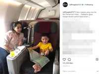 FOTO Resmikan Hotel Mewah di Bali, Rieta - Nagita - Rafathar Seru