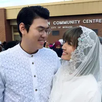 FOTO Serba Putih, Asty Ananta dan Suami Rayakan Lebaran di Sydney