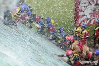 FOTO: Seru & Penuh Tantangan, Ini Benteng Takeshi Versi Indonesia