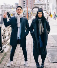 FOTO: Seru Abis! Afgan & Sherina Liburan Bareng ke Jepang