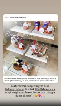 Foto Seserahan Lamaran Denny Caknan Buat Bella Bonita, Isinya Serba Branded 