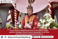 Foto Sugianto Sabran Mantan Suami Ussy Sulistiawaty Sebagai Gubernur Kalimantan Tengah, Sering Didampingi Istri Cantiknya