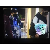 Foto Taeyang Big Bang - Min Hyo Rin di Bandara Ngurah Rai Bali