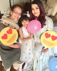 FOTO: Tingkah Seru Aaradhya Ketika Ikut Aishwarya Rai ke Cannes