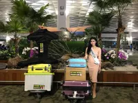 FOTO Transgender Dinda Syarif di Ajang Miss International Queen