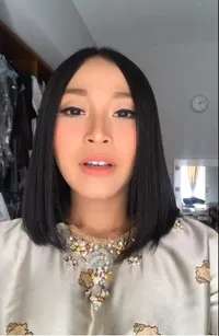 FOTO Tujuh Bulanan Rinni Wulandari, Asyik Seru Bernuansa Biru