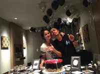 [FOTO] Ultah Pernikahan, Wendy Cagur - Ayu Natasya Dibalut Cinta