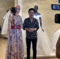 Foto Venna Melinda Fitting Baju Pengantin Ditemani Ferry Irawan, Gaun yang dipilih Bagaikan Princess