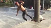FOTO: Wendy Cagur, Pelawak Trendy Yang Doyan Main Skateboard