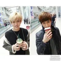 Foto Kris dan Suho EXO Asyik Nonton Konser Super Junior