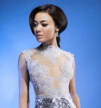 Foto Whulandary Herman Seksi Berbikini di Miss Universe 2013