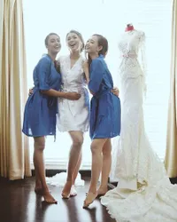 Gaya Cantik Kezia Warouw Kala Pemberkatan Nikahnya Dengan Polisi