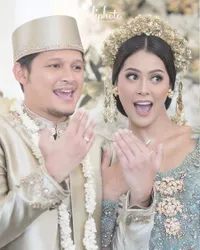 Gelar Pernikahan di Tengah Wabah Corona, Berikut Sederet Potret Bunga Jelitha dan Syamsir Alam