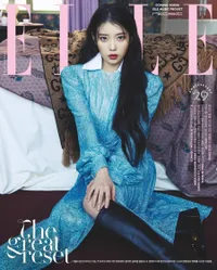 Gucci Gang dengan Damage Bukan Main, Potret IU dan Kai EXO Berkilauan di Cover Majalah ELLE Korea November
