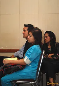 Gugun Gondrong di Misa Kematian Mertuanya