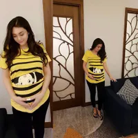 Hamil Cantik Anak Stefan, Celine Evangelista Pamer Perut Membesar