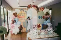 Hanggini-Luthfi Aulia Bikin Sendiri Dekorasi Gender Reveal Anak Pertama, Tema Toy Story