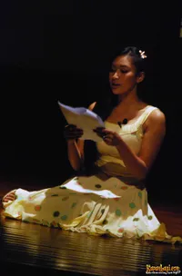 Happy Salma di Taman Ismail Marzuki