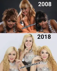 Ikutan #10YearsChallenge, Begini Eksisnya Trio Macan