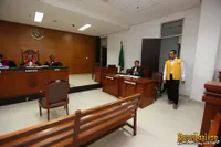 Inilah Potret Pelaku Tabrak Lari Ayah Kevin Julio di Meja Sidang