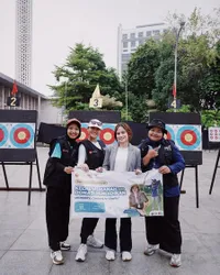 Inspiratif! Potret Tissa Biani Gelar Kelas Memanah untuk Donasi Pendidikan