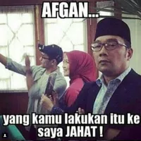 Istri Foto Bareng Afgan, Ridwan Kamil Jadi Sasaran Meme Kocak Ini