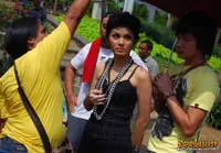 Intan Rizky Jaenab di Syuting Video Klip