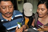 Iyut Bing Slamet di Gedung Badan Narkotika Nasional