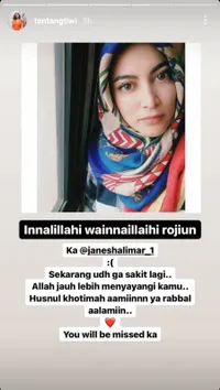 Jane Shalimar Meninggal Dunia, Vanessa Angel Hingga Ussy Sulistiawaty Ikut Berduka - Kenang Kebaikan Almarhum