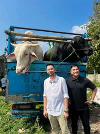 Jelang Idul Adha, 7 Potret Raffi Ahmad Borong Sapi Kurban dari Peternakan Milik Irfan Hakim