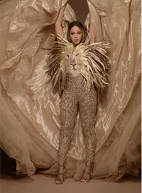 Jelang Rilis 'THE LION KING', Beyonce Kenakan Gaun Ala Nala