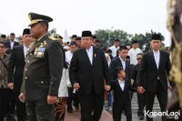 Jenazah Ani Yudhoyono Tiba di Kalibata, Dimakamkan Secara Militer