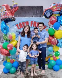 Jonathan Frizzy Rayakan Ultah Si Bungsu Dihiasi Banyak Balon 
